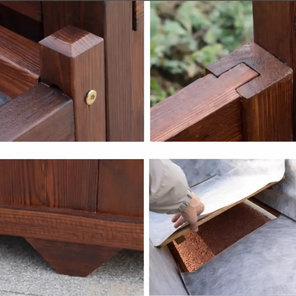 Jardinière bois grande taille