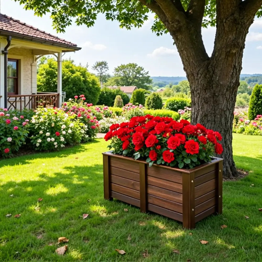 Jardinière bois grande taille