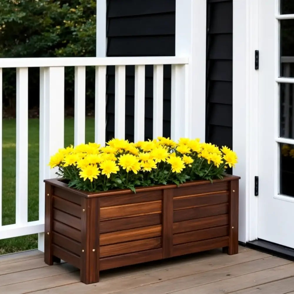 Jardinière bois grande taille