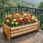 Jardinière bois terrasse