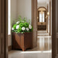 Jardinière carrée en bois