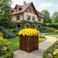Jardinière carrée en bois