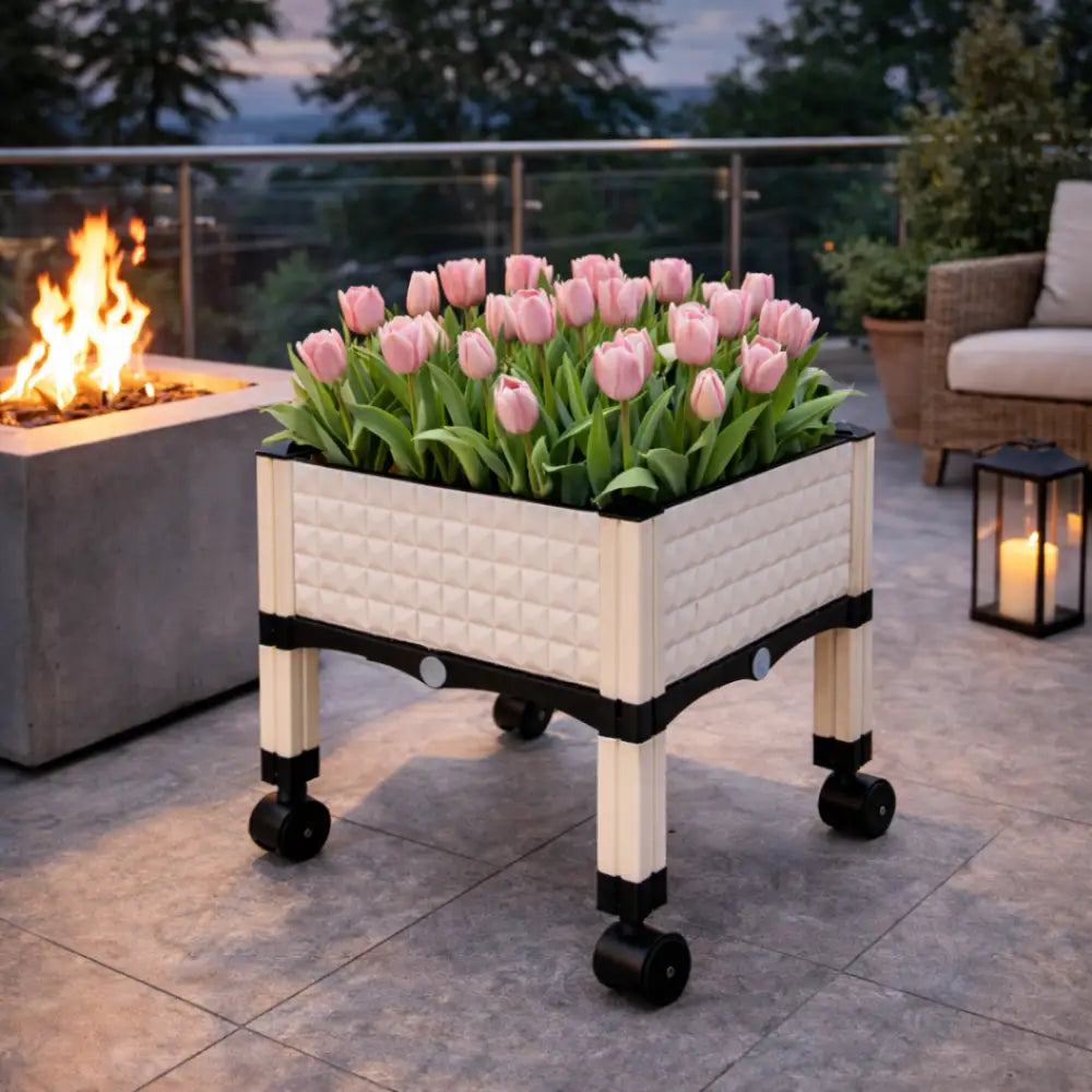 Jardinière de balcon en plastique