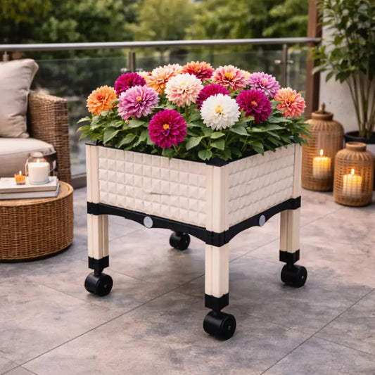 Jardinière de balcon en plastique
