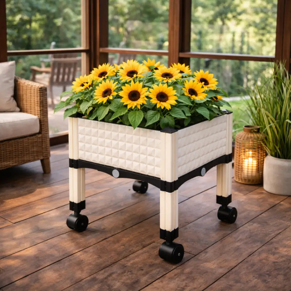 Jardinière de balcon en plastique