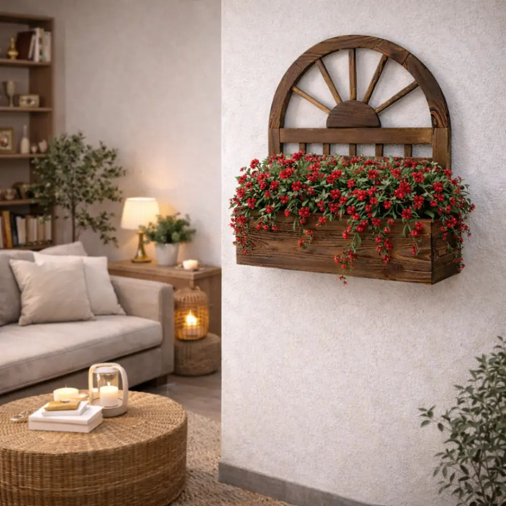 Jardinière d’intérieur murale
