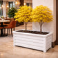 Jardinière en aluminium