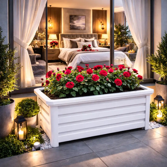 Jardinière en aluminium