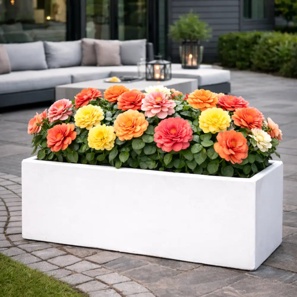 Jardinière en béton 100cm