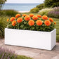 Jardinière en béton 100cm - Blanc