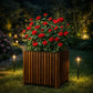 Jardinière en bois carré