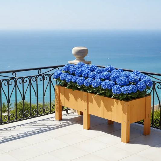 Jardinière en bois pour balcon