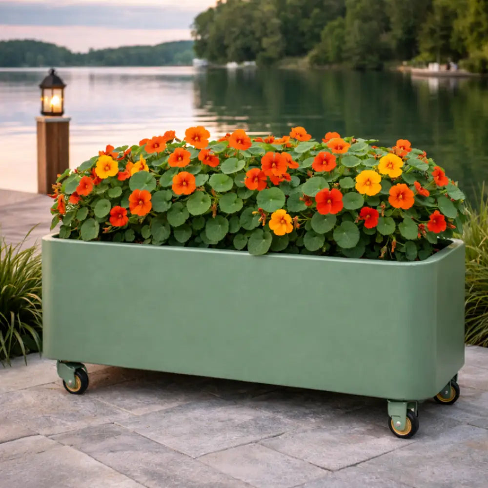 Jardinière en métal