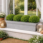 Jardinière en plastique rectangulaire