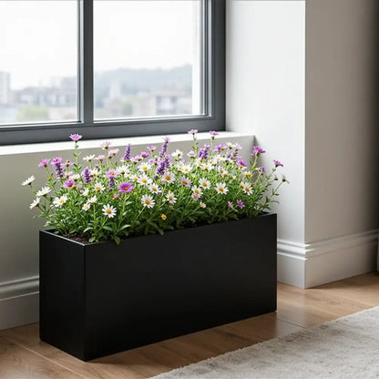 Jardinière extérieur grande taille - Noir