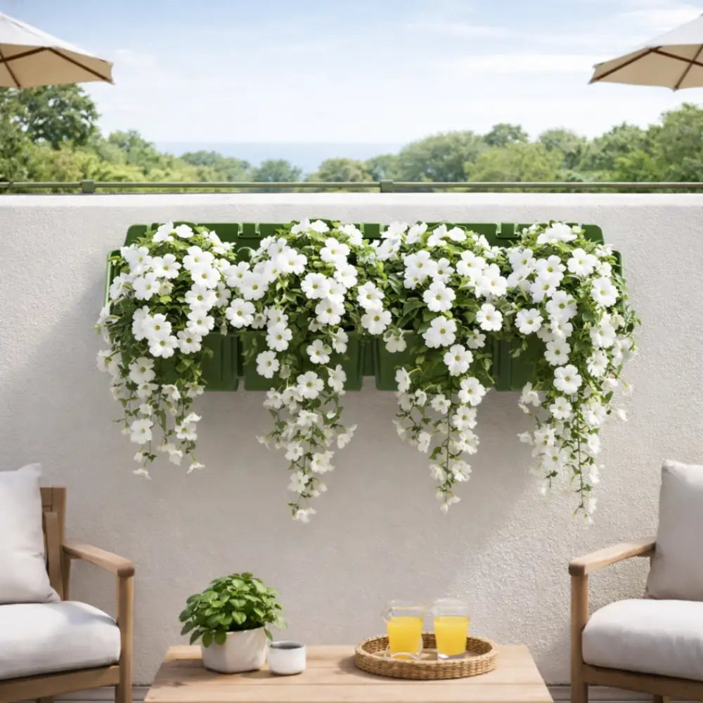 Jardinière fixation murale