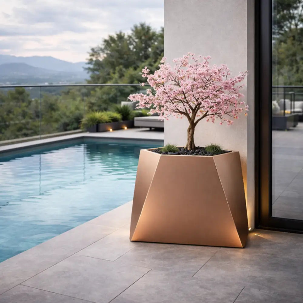 Jardinière haute moderne