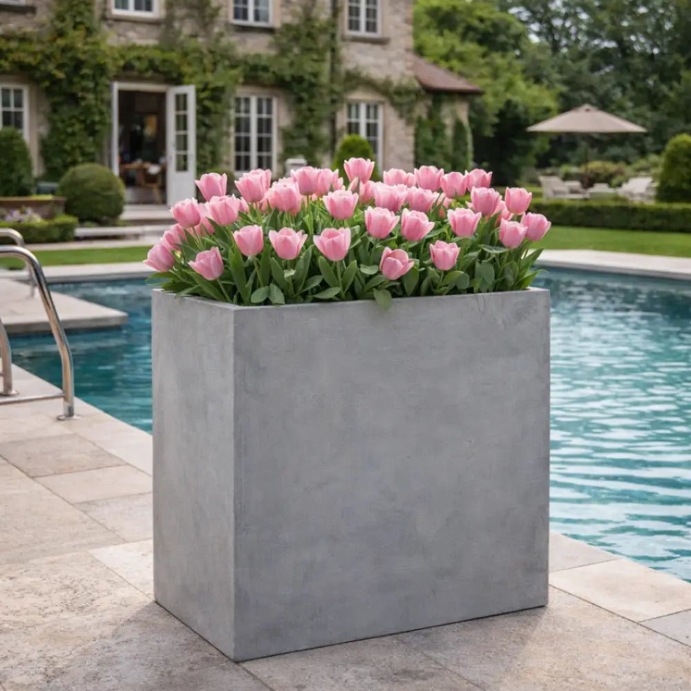 Jardinière haute rectangulaire