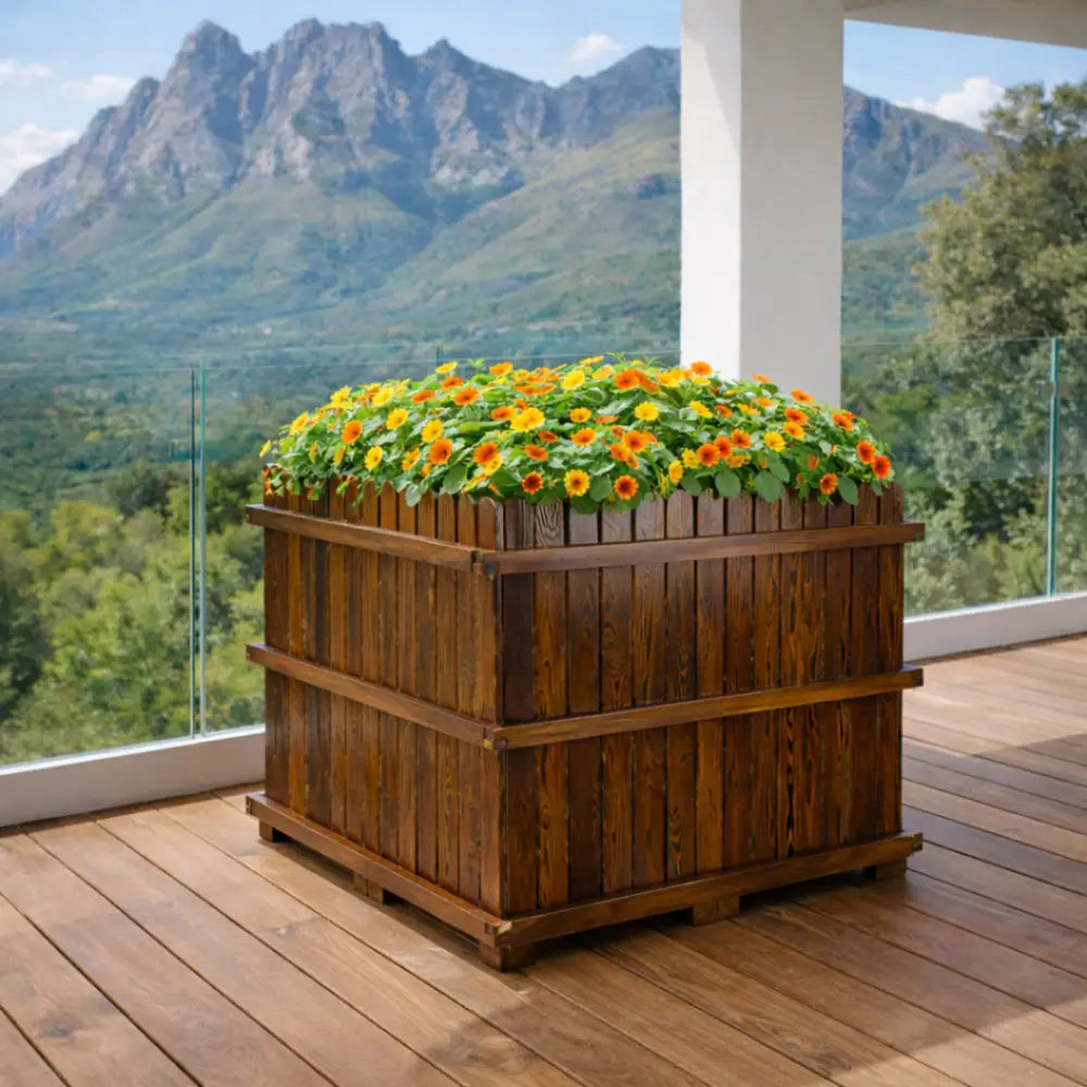 Jardinière hauteur 100 cm