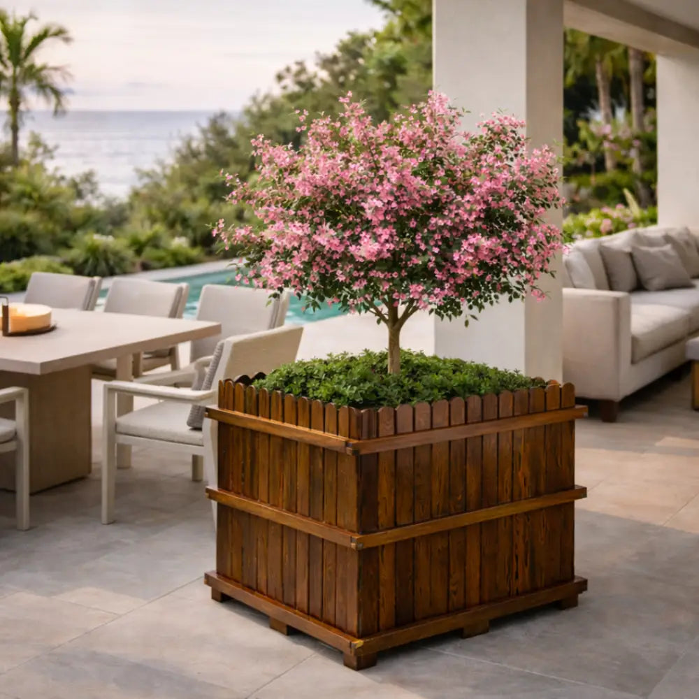 Jardinière hauteur 100 cm
