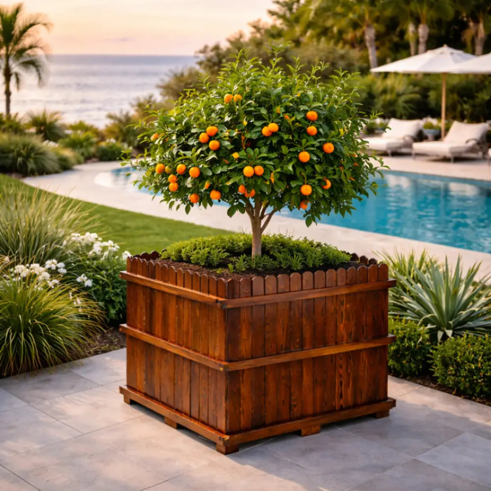 Jardinière hauteur 100 cm