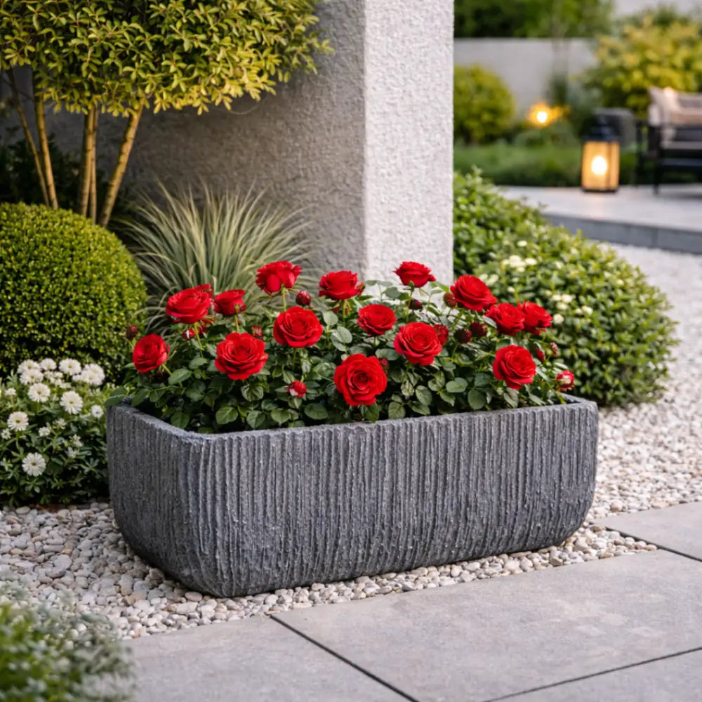 Jardinière imitation pierre
