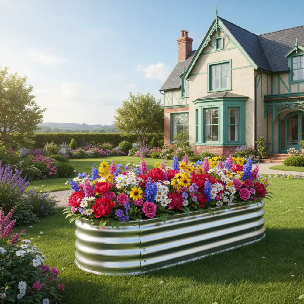 Jardinière métal extérieur