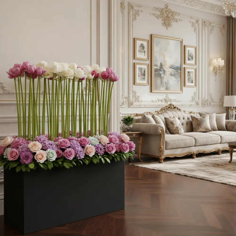 Jardinière métal intérieur