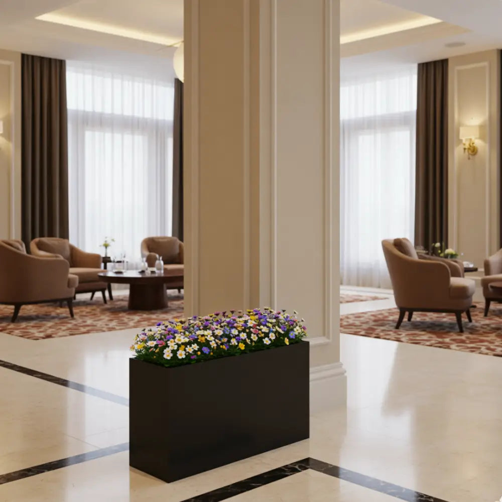 Jardinière métal intérieur