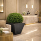 Jardinière métal noir