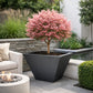 Jardinière métal noir