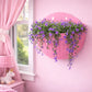 Jardinière murale design - Rose