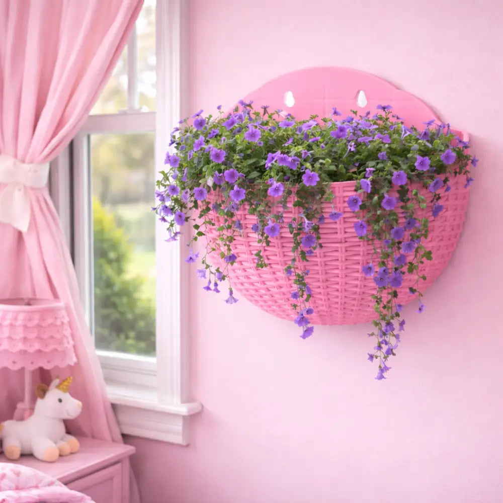 Jardinière murale design - Rose