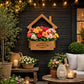Jardinière murale extérieur bois