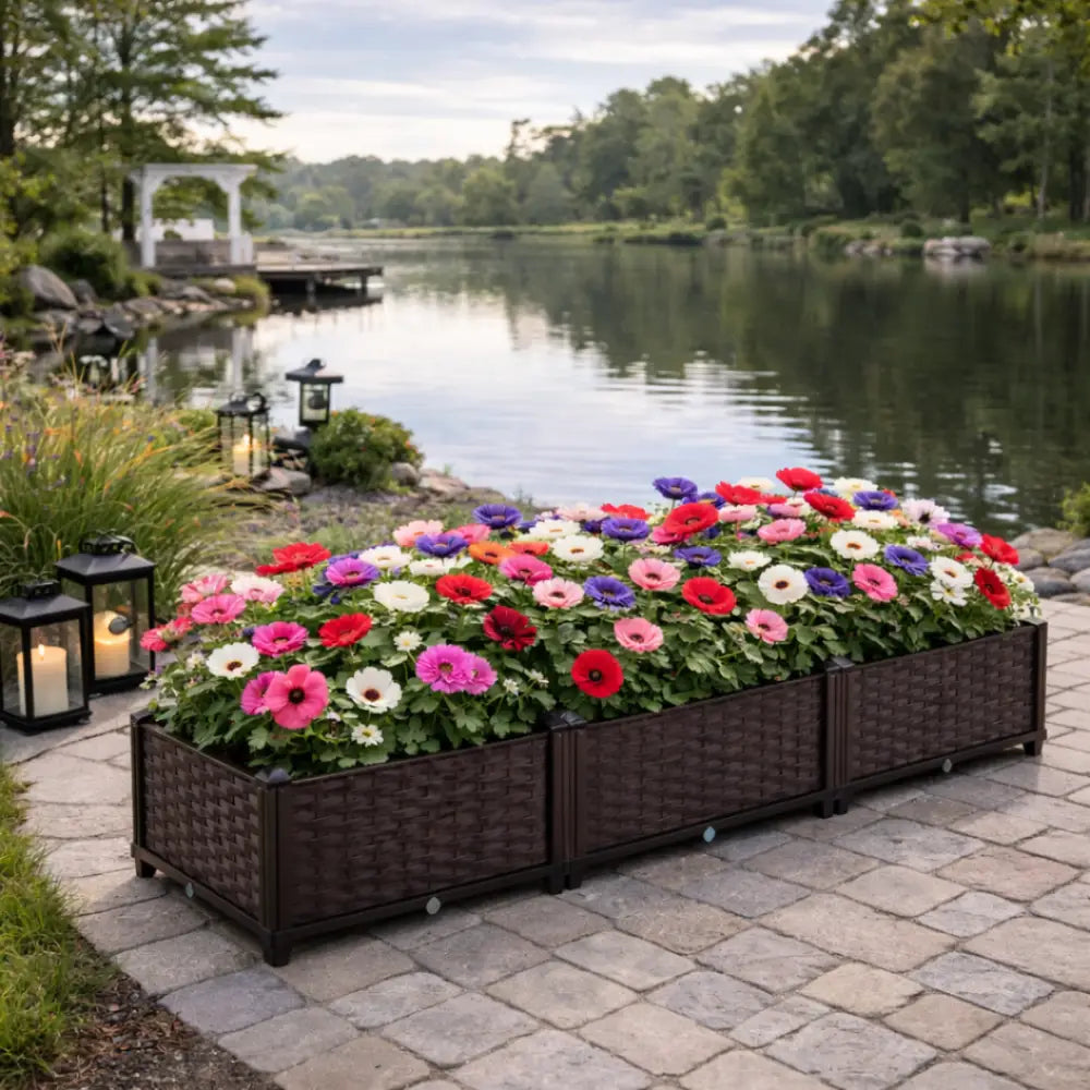 Jardinière plastique 120 cm