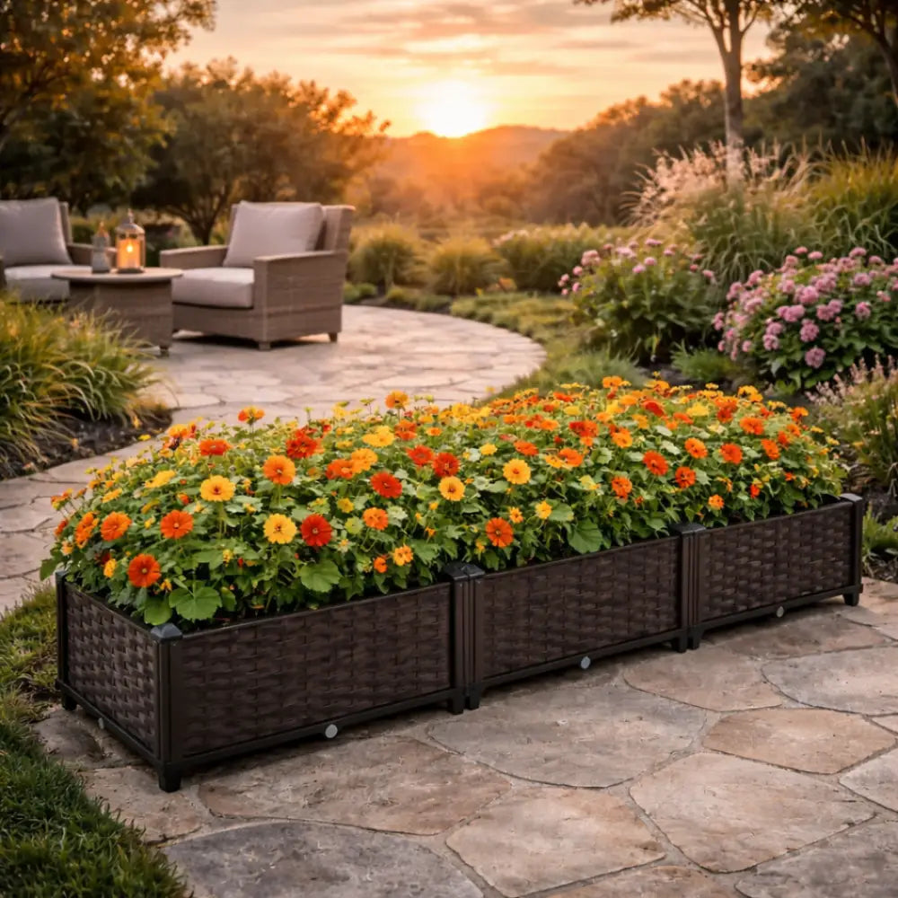 Jardinière plastique 120 cm