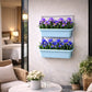 Jardinière plastique avec support