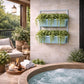 Jardinière plastique avec support