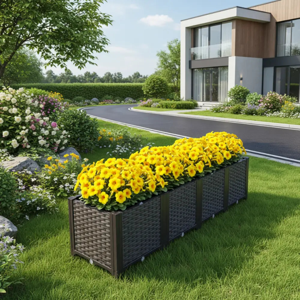 Jardinière plastique grande taille