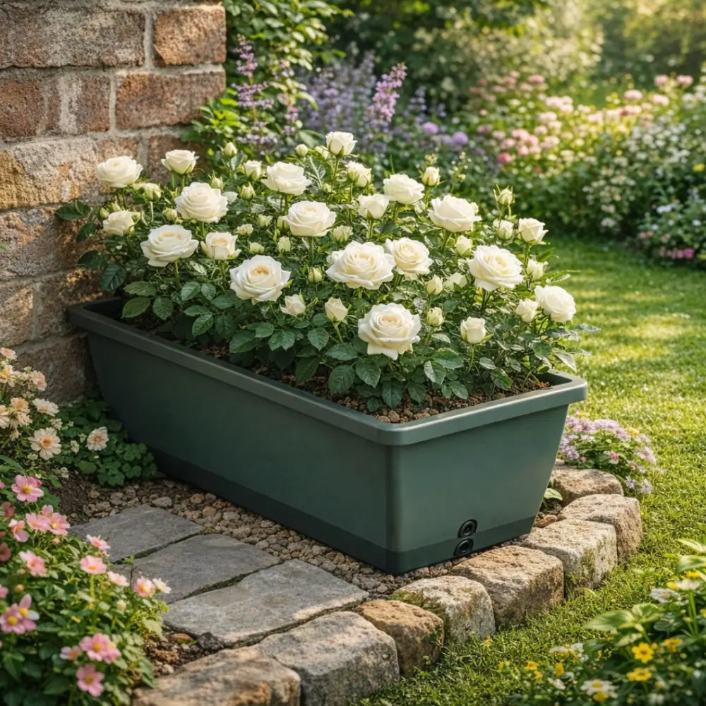 Jardinière plastique rectangulaire 60 cm