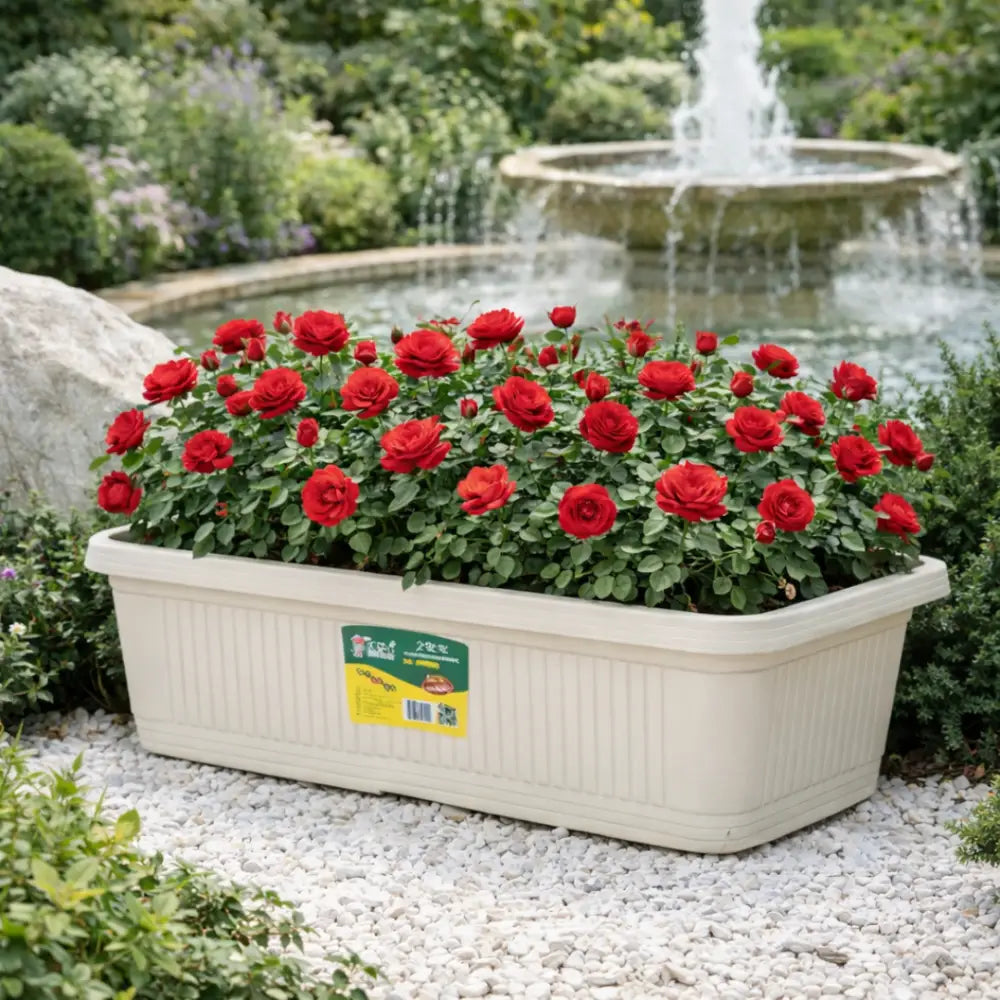 Jardinière plastique rectangulaire 70 cm