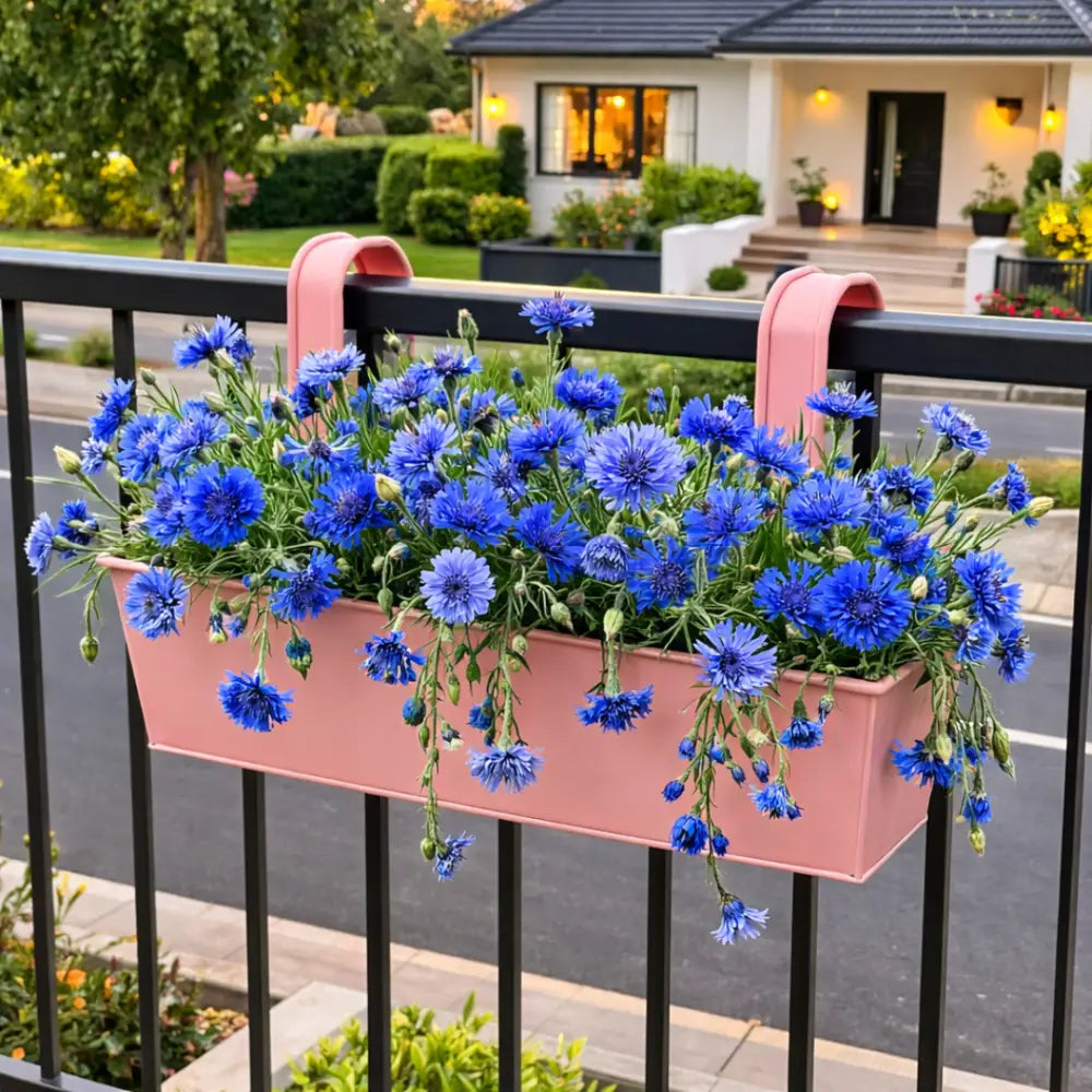 Jardinière rectangulaire à suspendre
