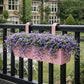 Jardinière rectangulaire à suspendre