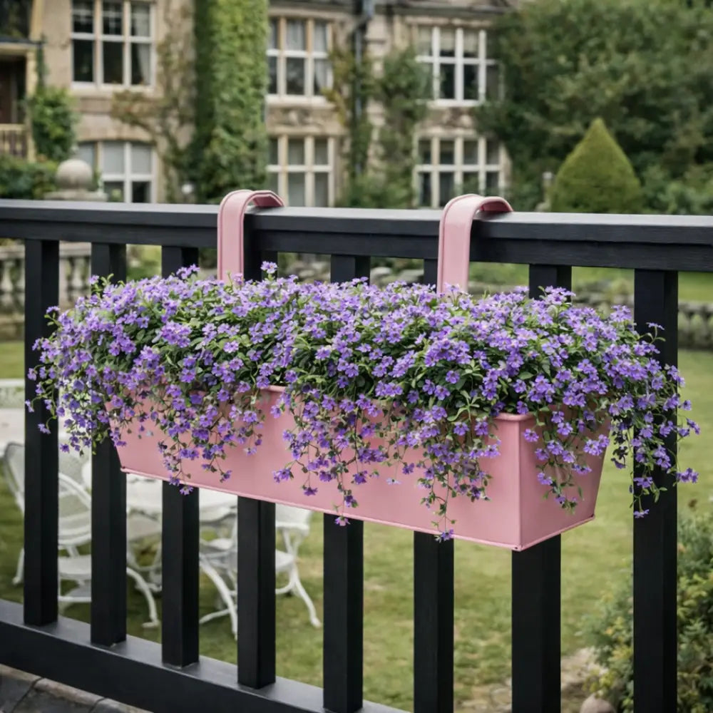 Jardinière rectangulaire à suspendre