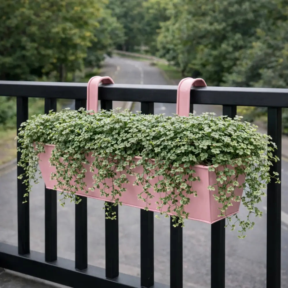Jardinière rectangulaire à suspendre