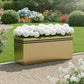 Jardinière rectangulaire grande taille 100 cm
