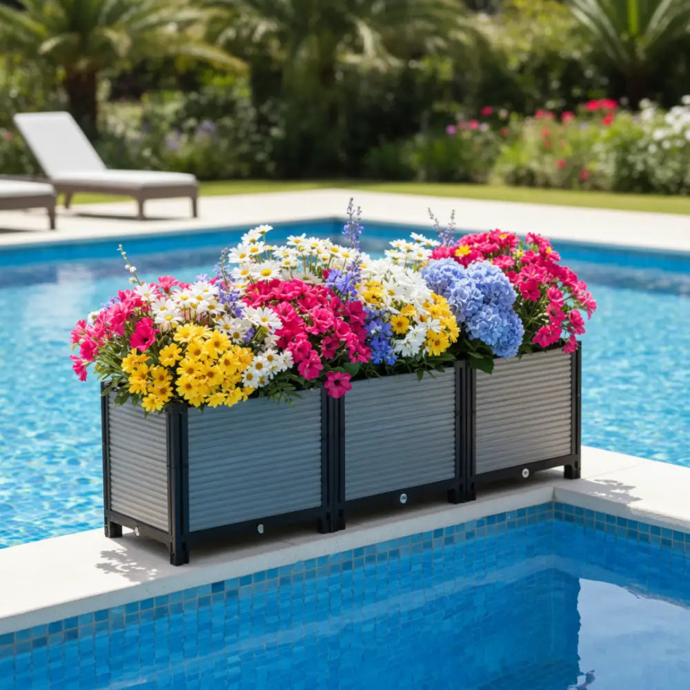 Jardinière rectangulaire grande taille 150 cm