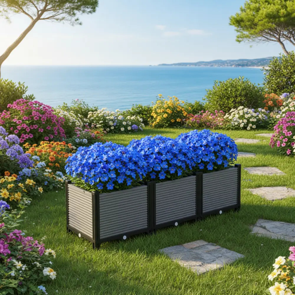 Jardinière rectangulaire grande taille 150 cm