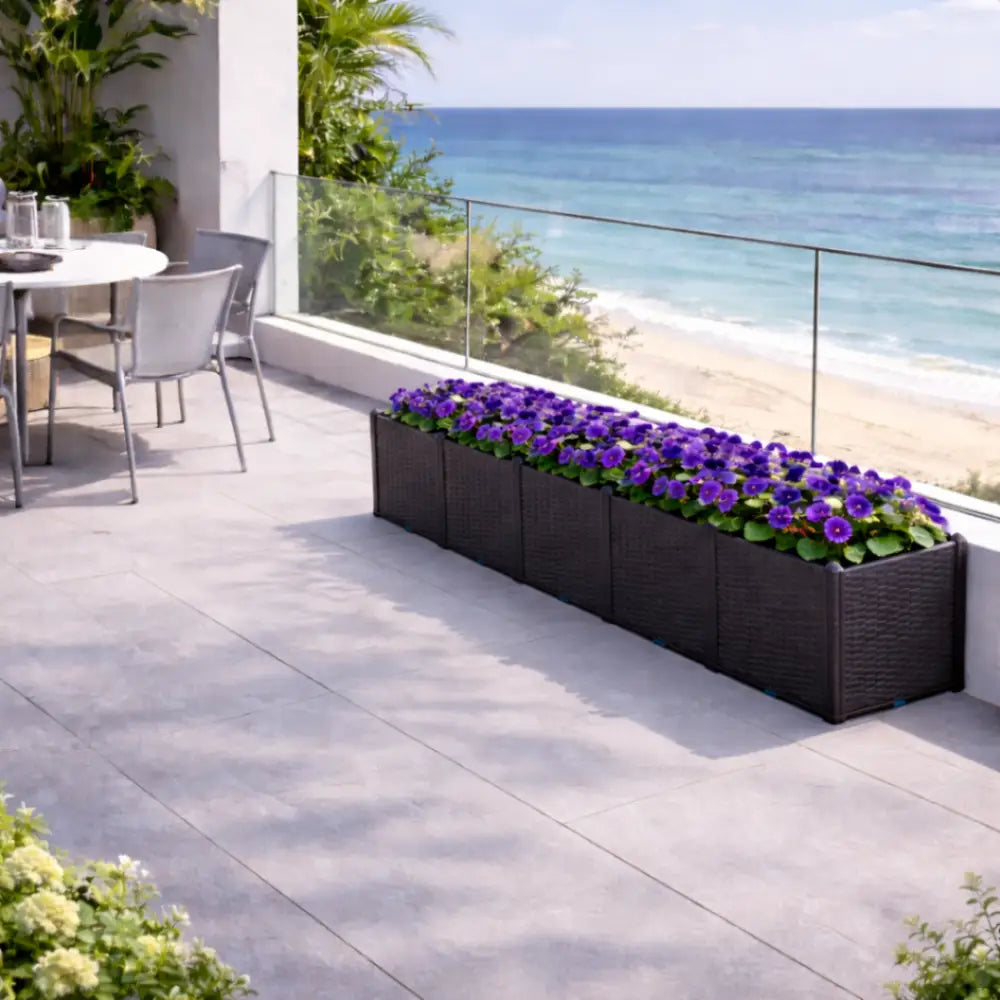 Jardinière rectangulaire grande taille 300 cm