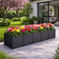 Jardinière rectangulaire grande taille 300 cm